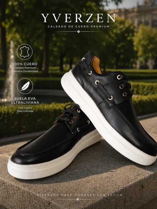 Top Sider de Cuero 100% — Elegancia y comodidad para el hombre que no negocia su imagen