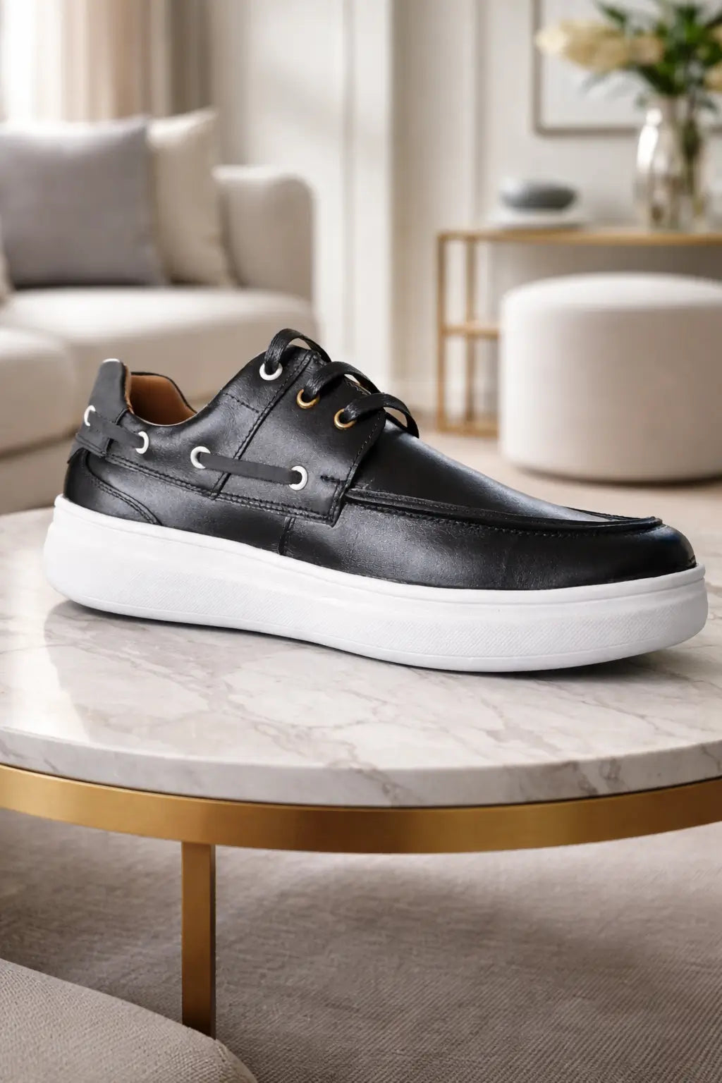 Zapatillas Top Sider de Cuero Legítimo – Ultra Cómodas | YVERZEN